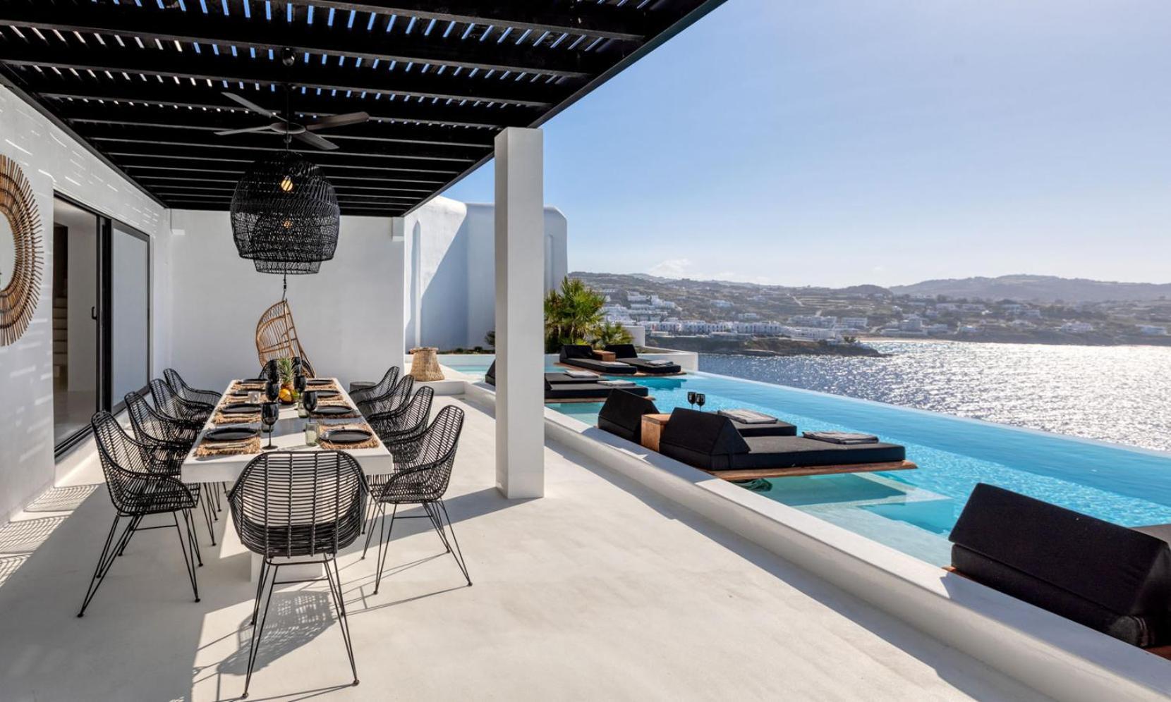 Psarou Black Villa 2 Экстерьер фото