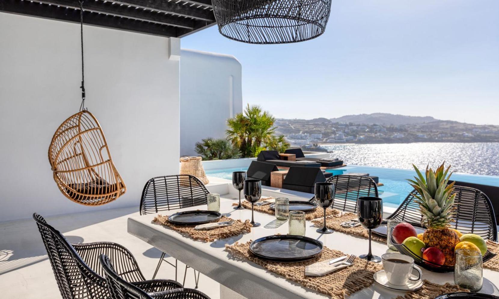 Psarou Black Villa 2 Экстерьер фото