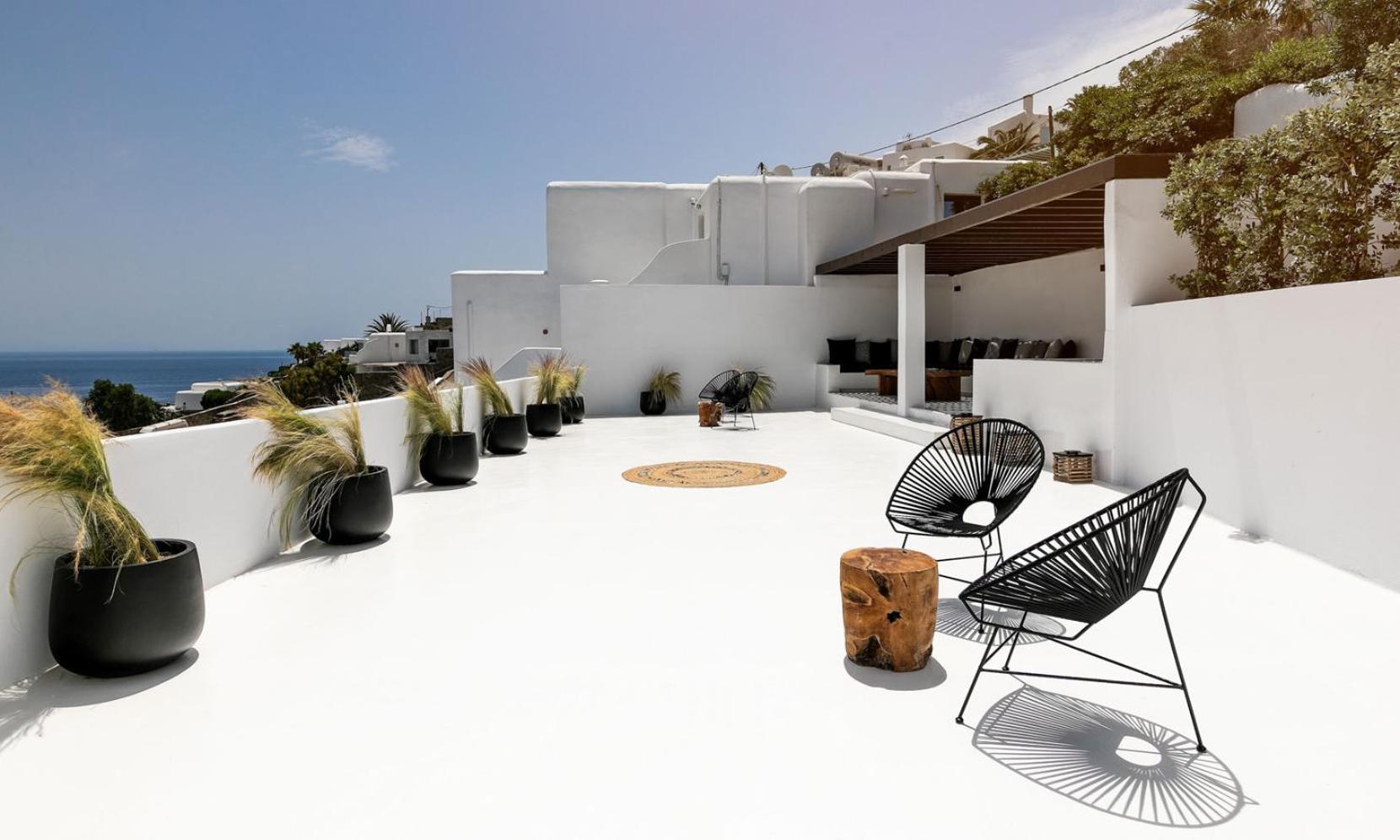 Psarou Black Villa 2 Экстерьер фото