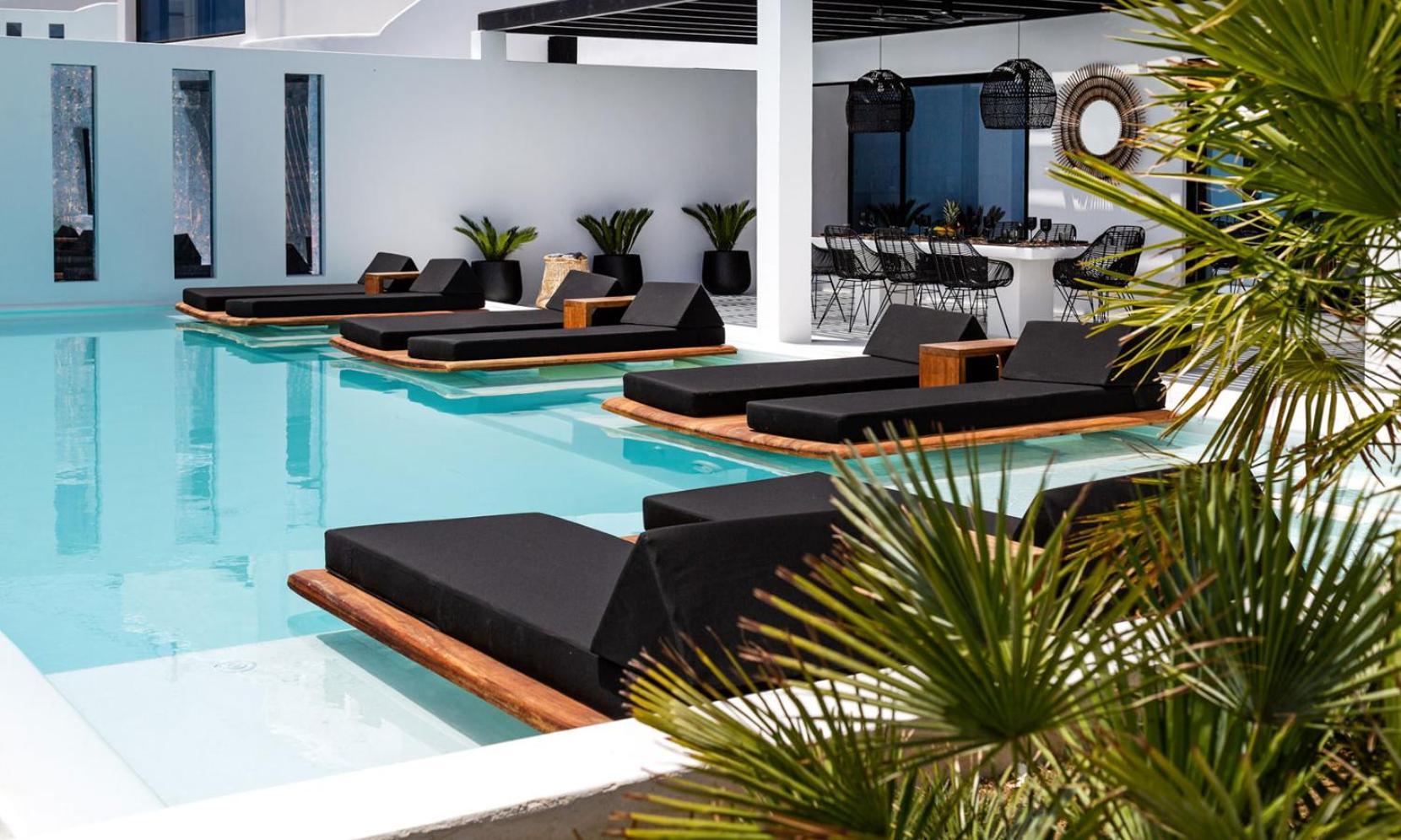 Psarou Black Villa 2 Экстерьер фото