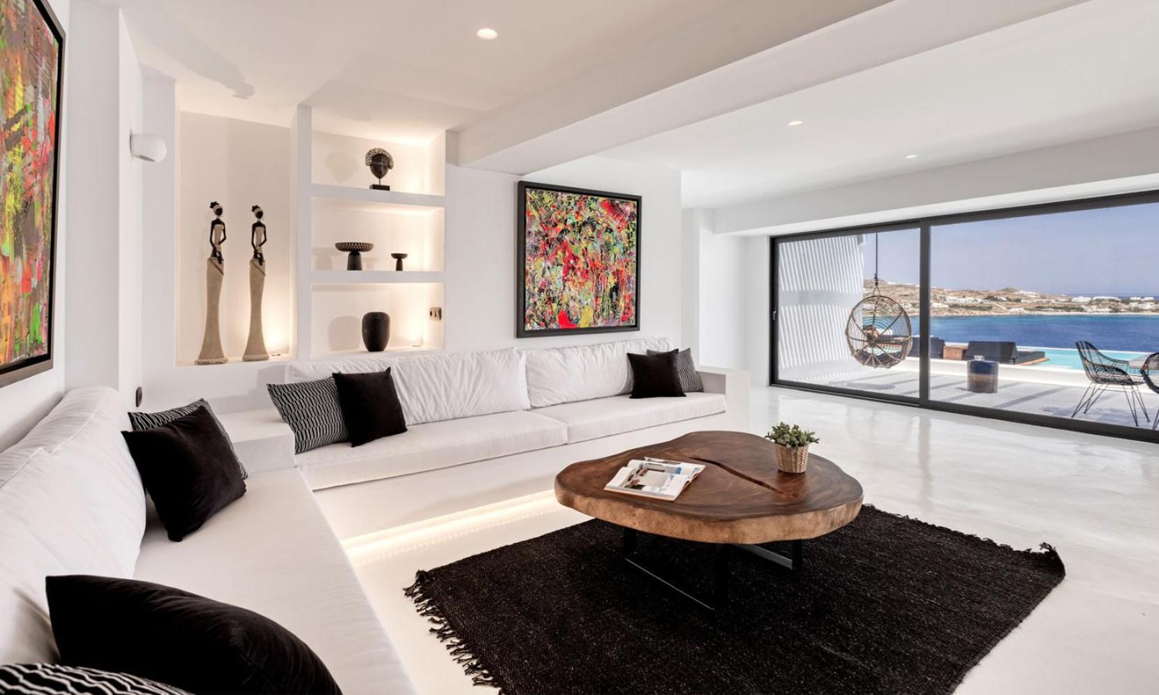 Psarou Black Villa 2 Экстерьер фото
